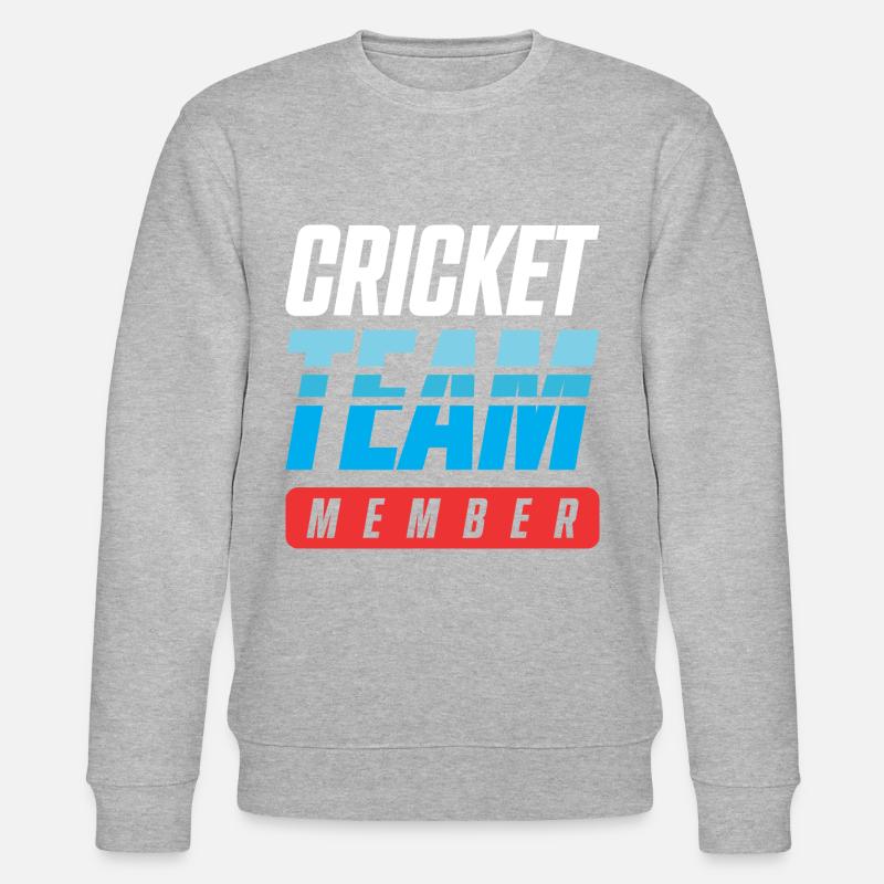 Équipe de cricket - Sweat bio CHANGER Stanley/Stella Unisexe - gris chiné