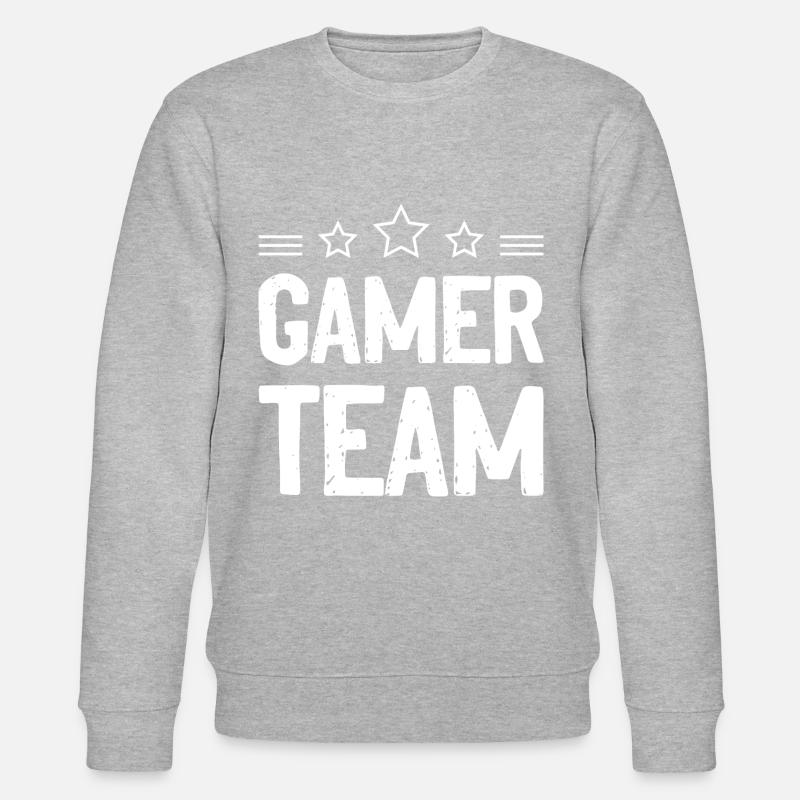 Gamer Team - Stanley/Stella CHANGER Unisex Organic Sweatshirt - heather grey
