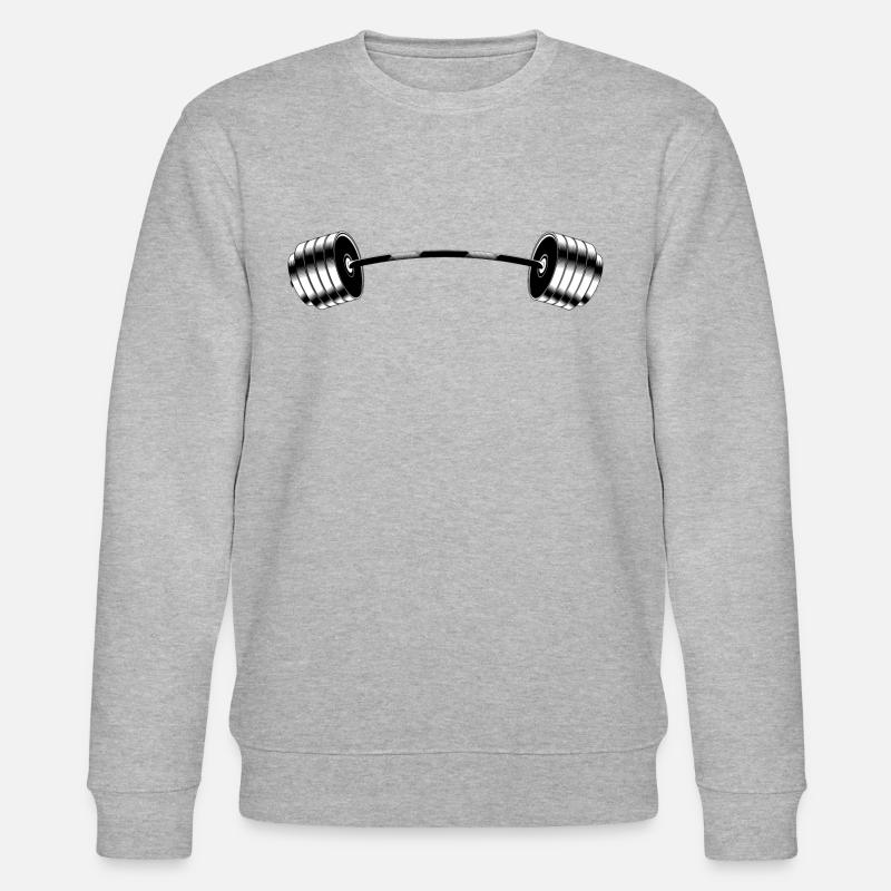 Barbell - Stanley/Stella Unisex Bio-Sweatshirt CHANGER  - Grau meliert
