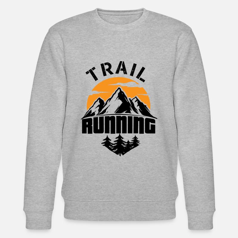 Trailrunning - Stanley/Stella Unisex Bio-Sweatshirt CHANGER - Grau meliert