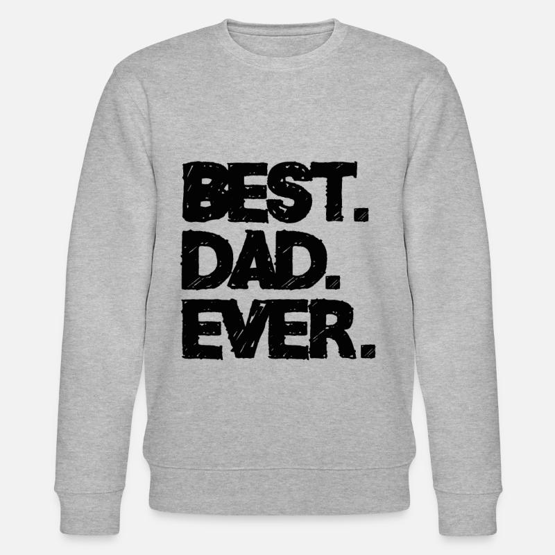 Bester Vater - Stanley/Stella Unisex Bio-Sweatshirt CHANGER  - Grau meliert