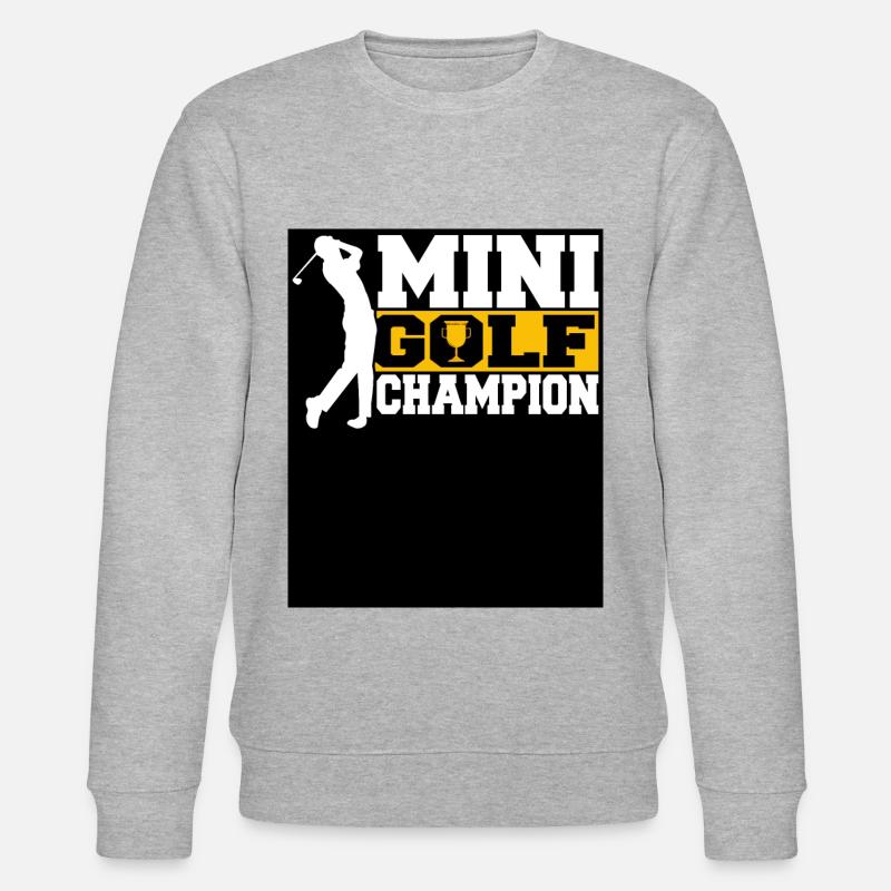 Cadeau pour les -golfeurs - Sweat bio CHANGER Stanley/Stella Unisexe - gris chiné
