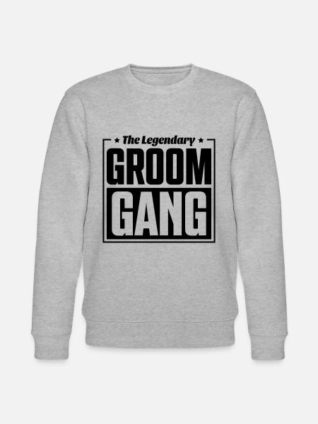 groom gang - Stanley/Stella Unisex Bio-Sweatshirt CHANGER  - Grau meliert