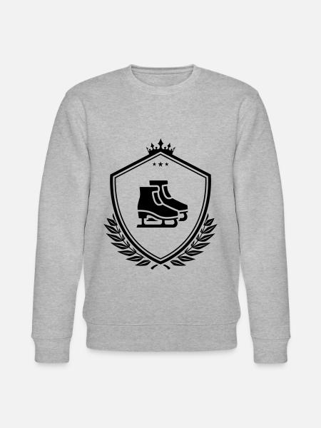 Inline skates coat of arms - Stanley/Stella CHANGER Unisex Organic Sweatshirt - heather grey