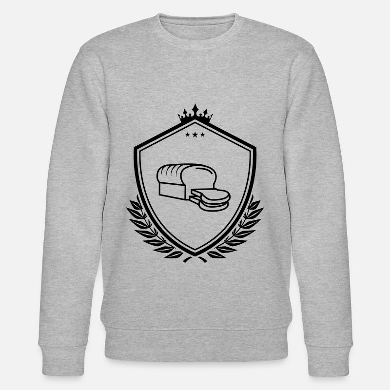 Brot wappen - Stanley/Stella Unisex Bio-Sweatshirt CHANGER  - Grau meliert