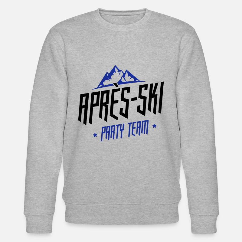 fête d'équipe après ski - Sweat bio CHANGER Stanley/Stella Unisexe - gris chiné