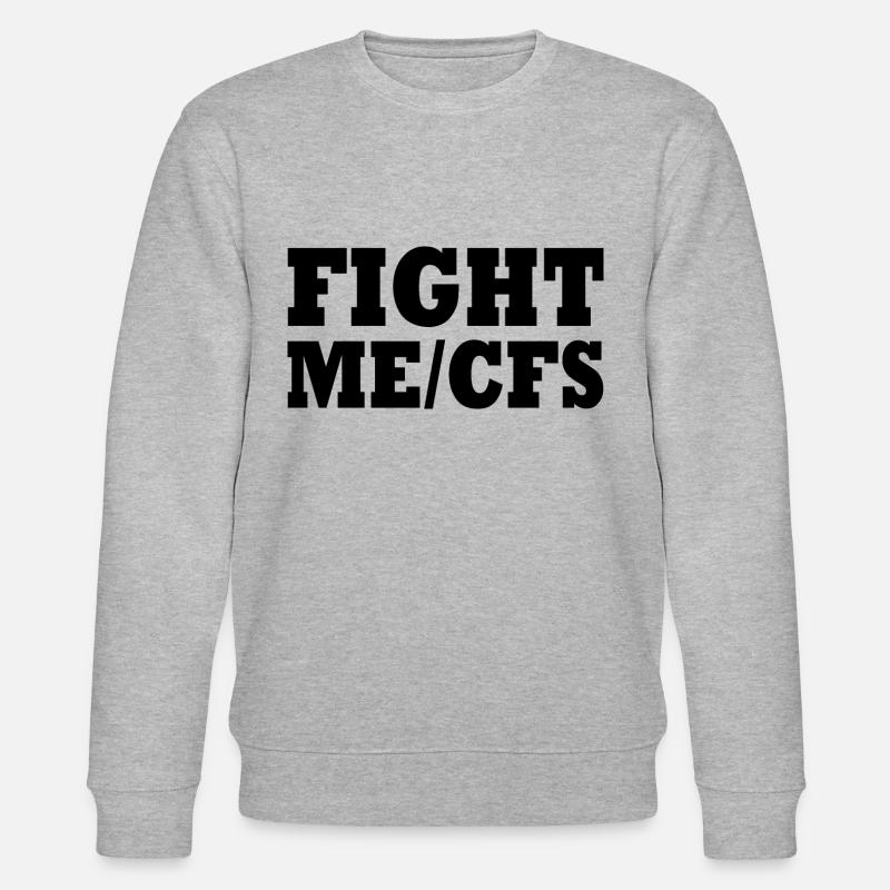Me/cfs - fight me/cfs - Stanley/Stella Unisex Bio-Sweatshirt CHANGER  - Grau meliert