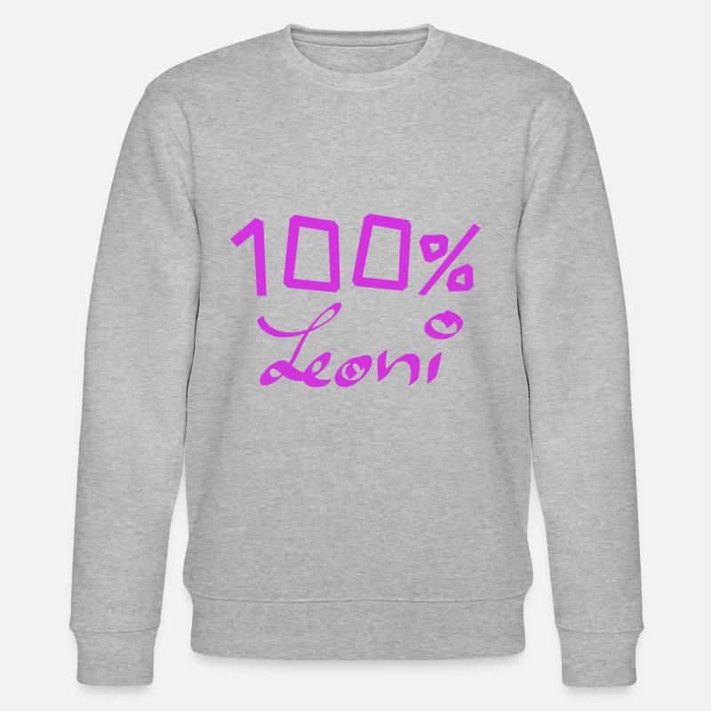 100 % Leoni - Sweat bio CHANGER Stanley/Stella Unisexe - gris chiné