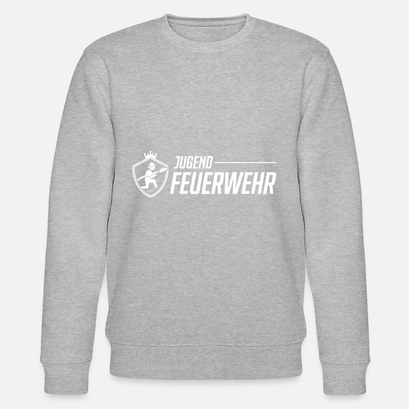 Jugend Feuerwehr Team - Stanley/Stella Unisex Bio-Sweatshirt CHANGER - Grau meliert