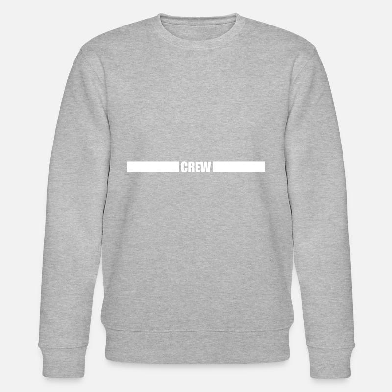 Crew Strich - Sweat bio CHANGER Stanley/Stella Unisexe - gris chiné