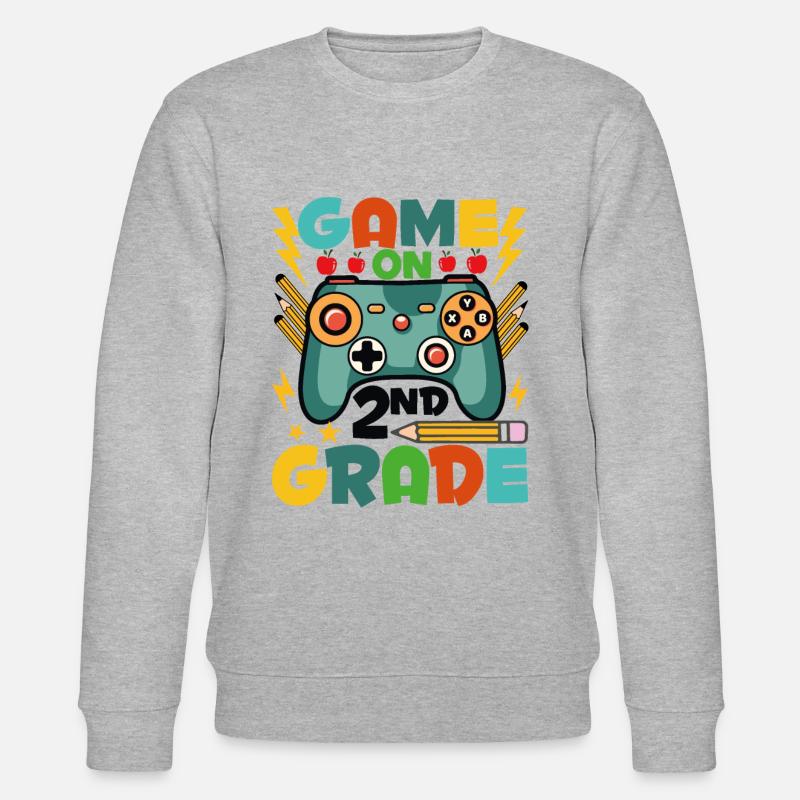 Jeu Sur Le 2ème Grade - Sweat bio CHANGER Stanley/Stella Unisexe - gris chiné