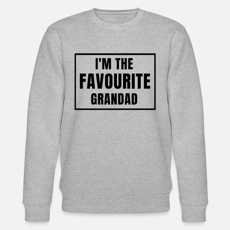 Lieblingsopa. Opa Geschenk - Stanley/Stella Unisex Bio-Sweatshirt CHANGER  - Grau meliert