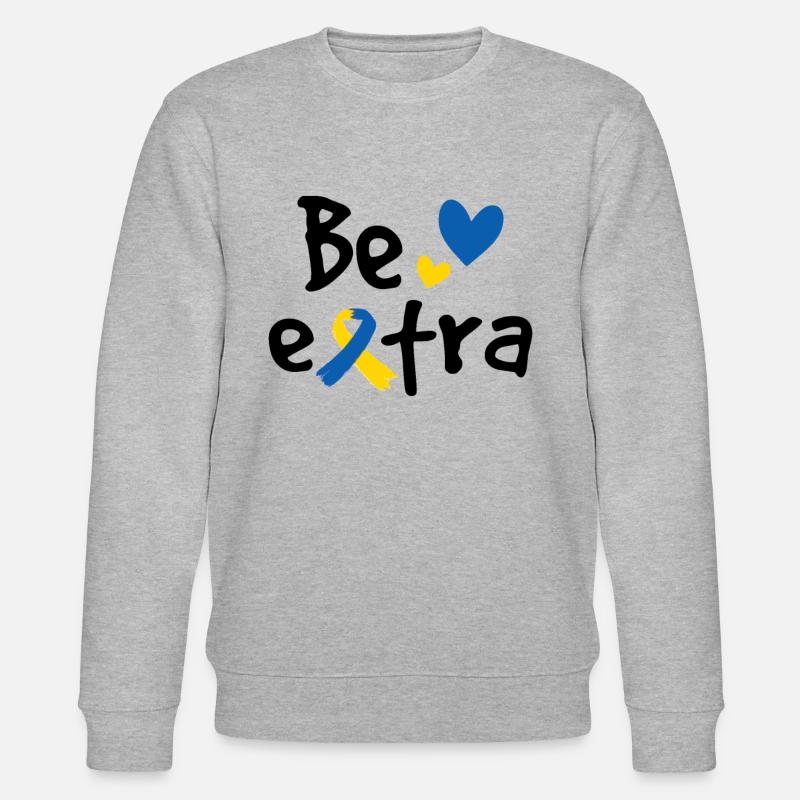 Seien Sie extra - Stanley/Stella Unisex Bio-Sweatshirt CHANGER  - Grau meliert