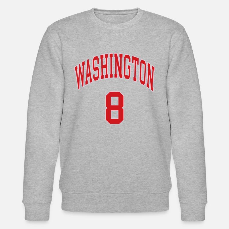 Washington 8 - Sweat bio CHANGER Stanley/Stella Unisexe - gris chiné