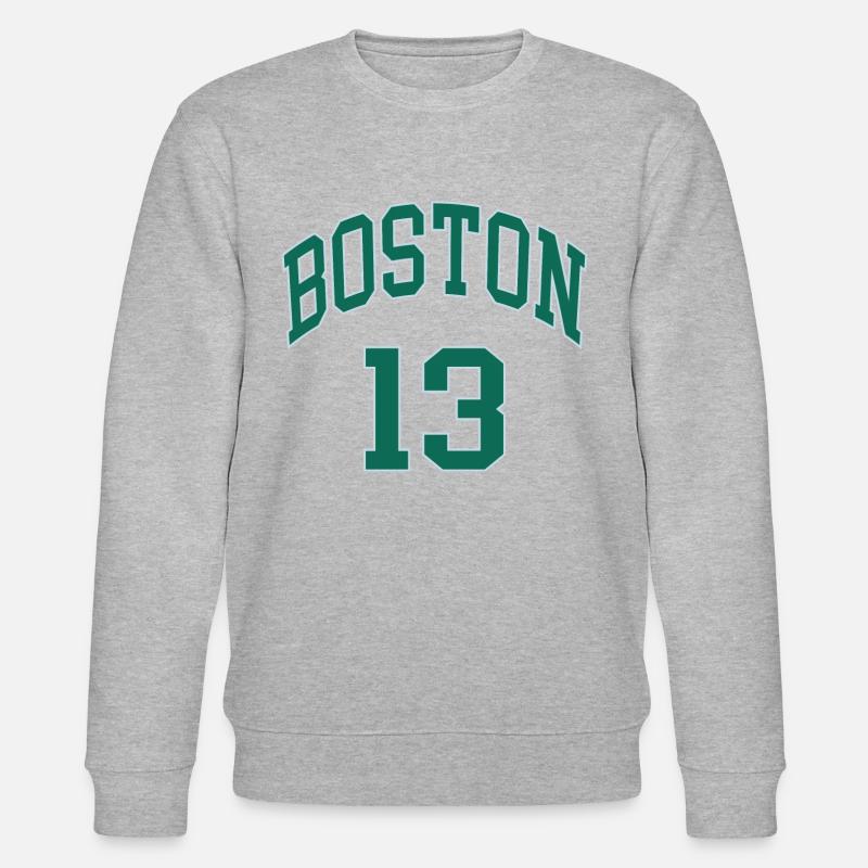Boston 13 - Stanley/Stella Unisex Bio-Sweatshirt CHANGER - Grau meliert