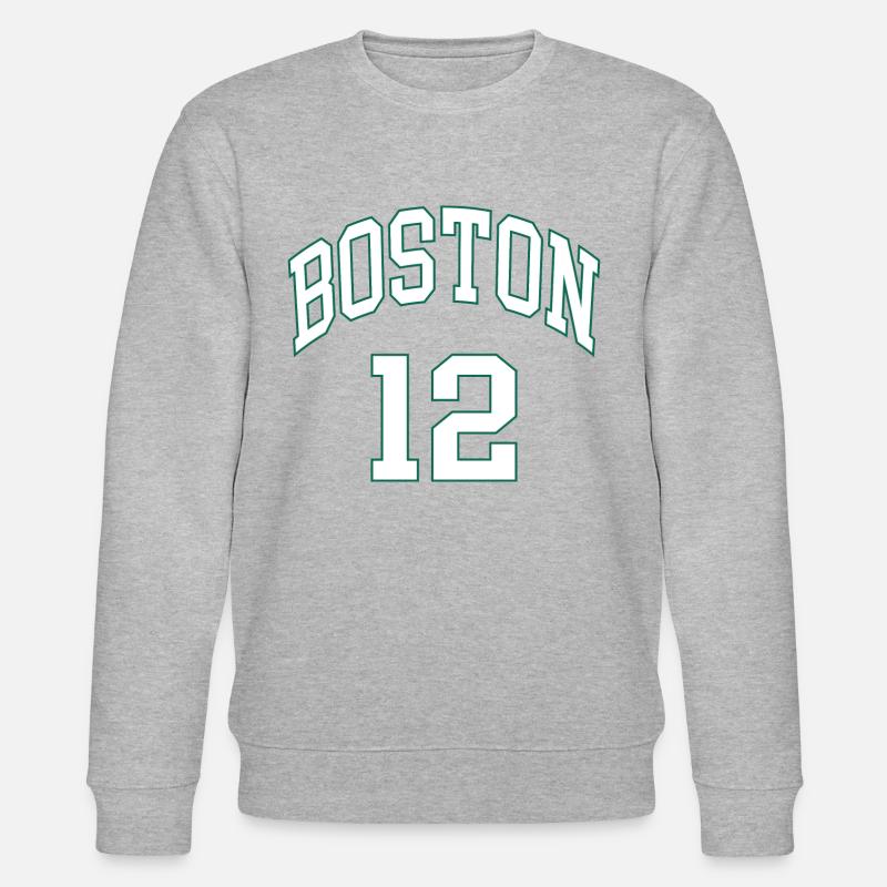 Boston 12 - Stanley/Stella Unisex Bio-Sweatshirt CHANGER  - Grau meliert
