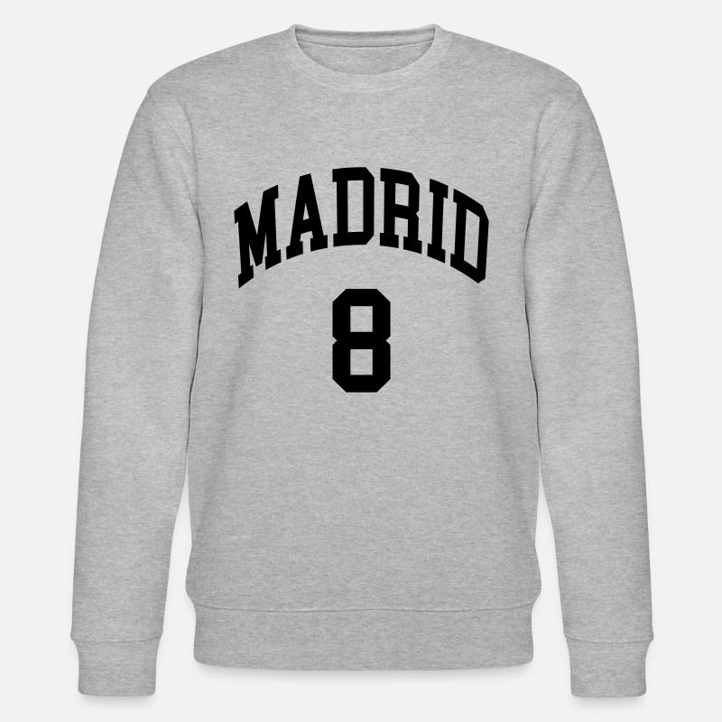 Madrid 8 - Stanley/Stella Unisex Bio-Sweatshirt CHANGER  - Grau meliert