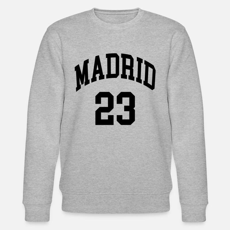 Madrid 23 - Stanley/Stella Unisex Bio-Sweatshirt CHANGER  - Grau meliert