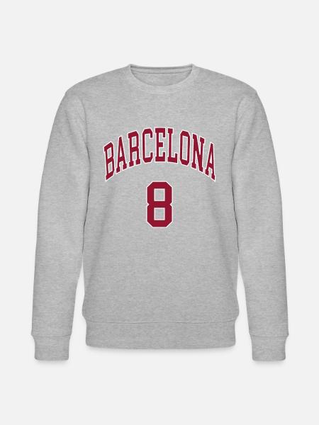 Barcelone 8 - Sweat bio CHANGER Stanley/Stella Unisexe - gris chiné