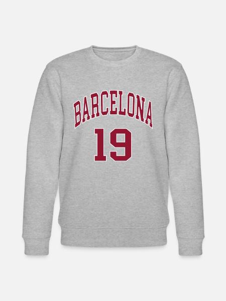 Barcelone 19 - Sweat bio CHANGER Stanley/Stella Unisexe - gris chiné