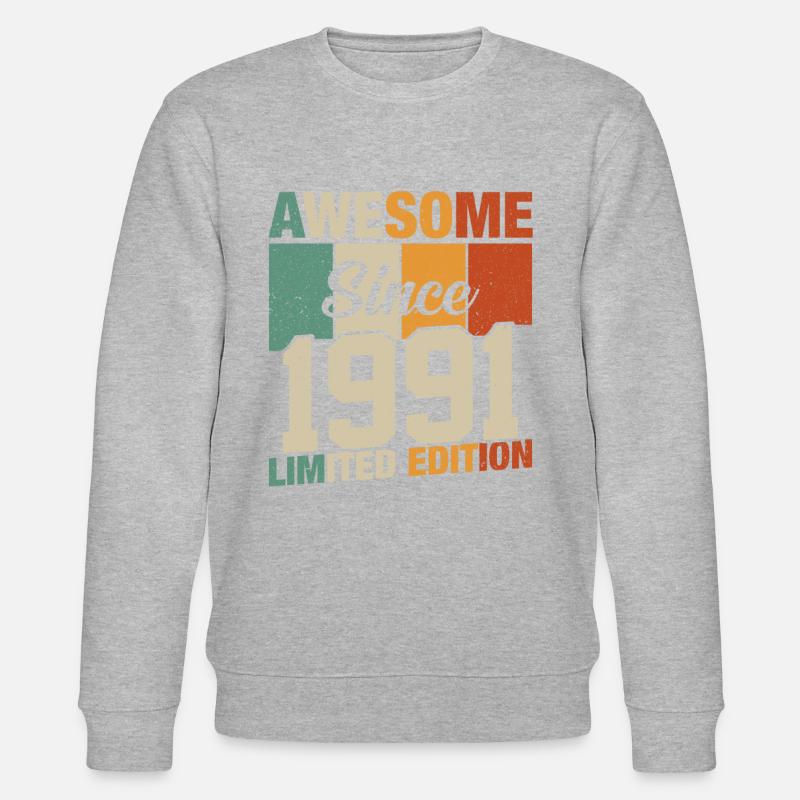 Légendes de 1991 - Sweat bio CHANGER Stanley/Stella Unisexe - gris chiné