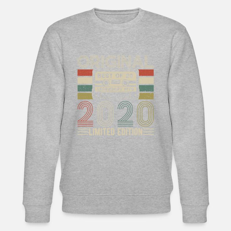 Millésime légendaire 2020 - Sweat bio CHANGER Stanley/Stella Unisexe - gris chiné