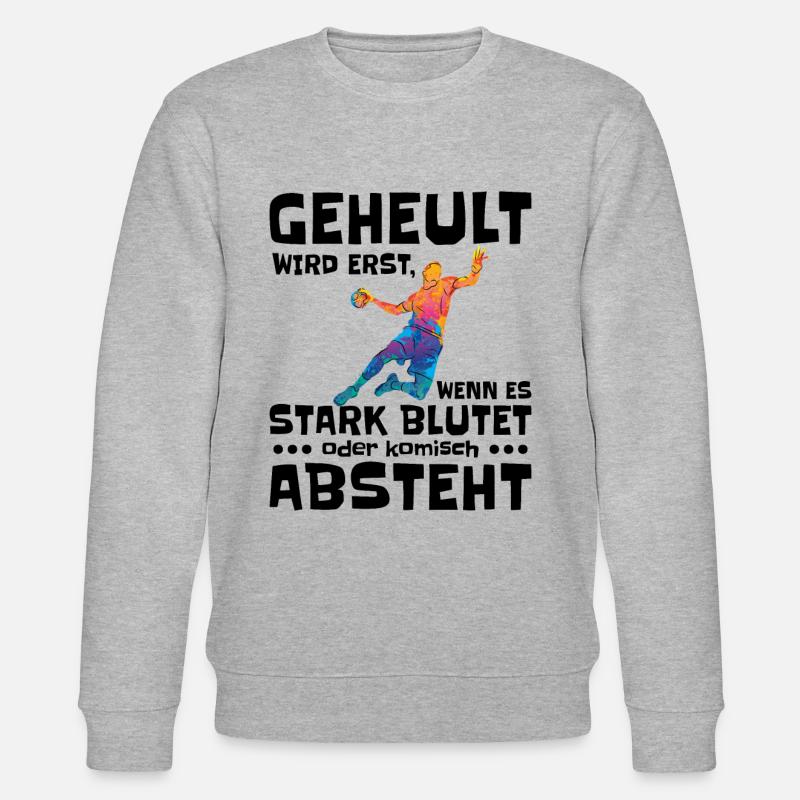 Jeu de handball sanglant - Sweat bio CHANGER Stanley/Stella Unisexe - gris chiné