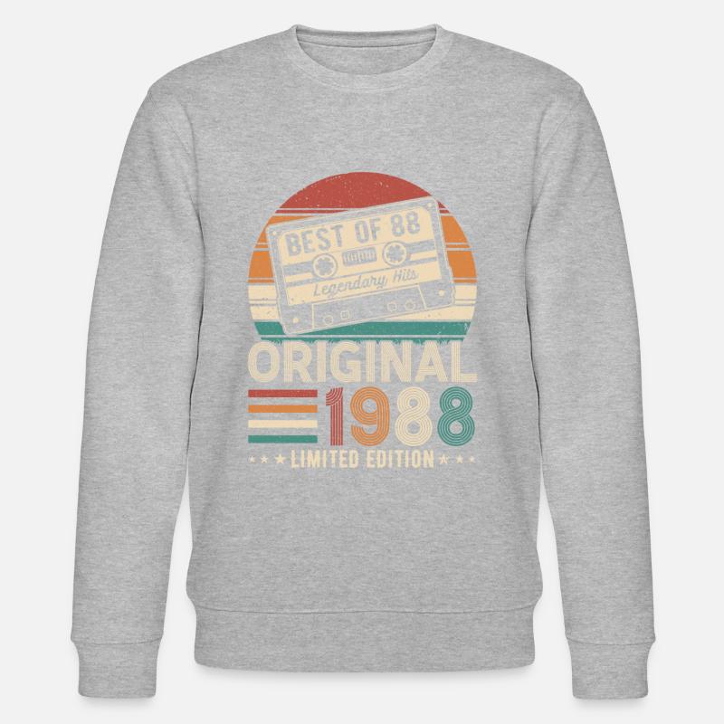 Légendes de 1988 - Sweat bio CHANGER Stanley/Stella Unisexe - gris chiné