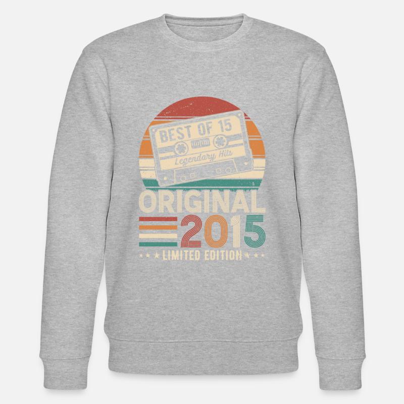 Himmelsgeschenk 2015 - Stanley/Stella Unisex Bio-Sweatshirt CHANGER  - Grau meliert