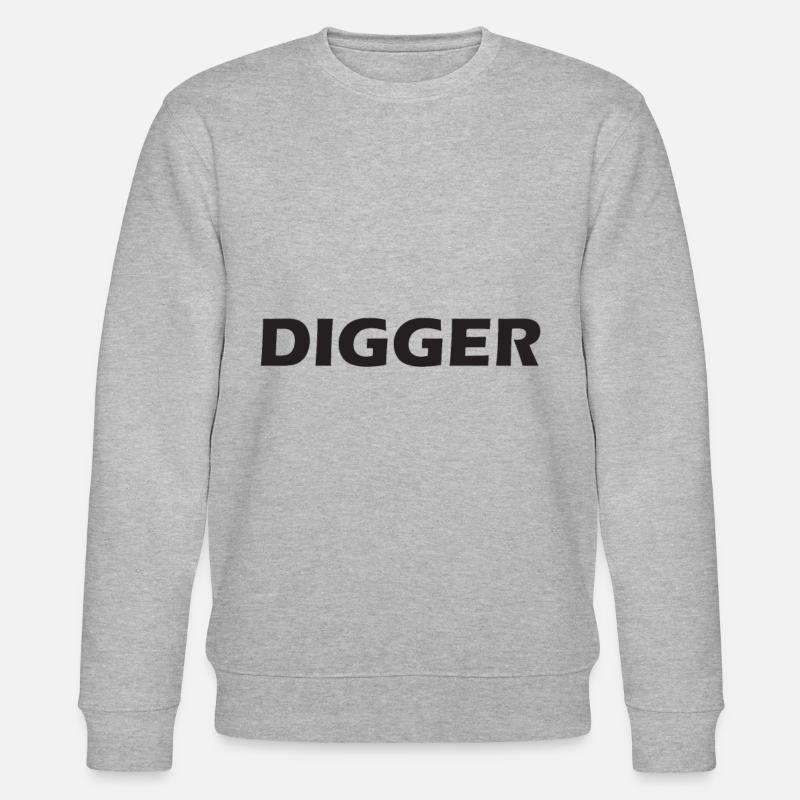 Digger - Stanley/Stella Unisex Bio-Sweatshirt CHANGER  - Grau meliert