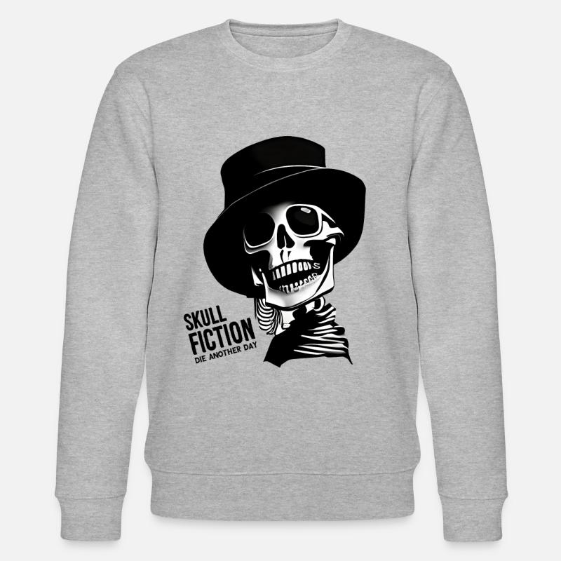 Totenkopf Skull Fiction Totenschädel - Sweat bio CHANGER Stanley/Stella Unisexe - gris chiné