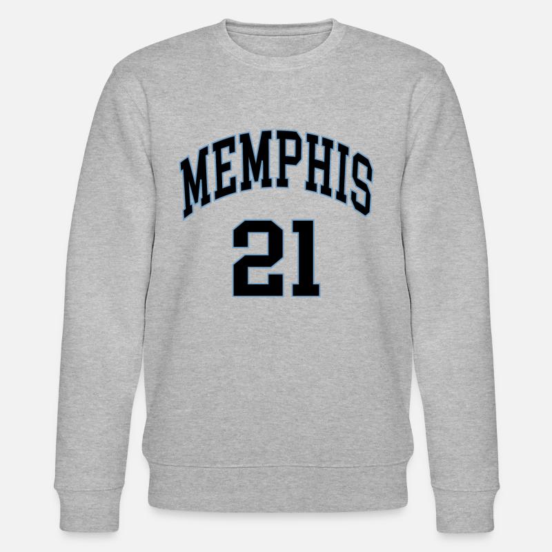Memphis 21 - Stanley/Stella Unisex Bio-Sweatshirt CHANGER  - Grau meliert