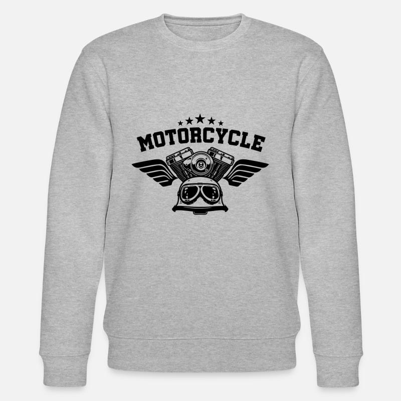 Motorrad Star - Stanley/Stella Unisex Bio-Sweatshirt CHANGER  - Grau meliert