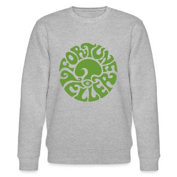 FORTUNE TELLER - grün - Wahrsager*in psychedelic - Stanley/Stella Unisex Bio-Sweatshirt CHANGER  - Grau meliert - Vorne - Nik (191cm) & Marisol (170cm)