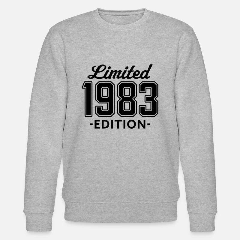 édition limitée 1983 - Sweat bio CHANGER Stanley/Stella Unisexe - gris chiné