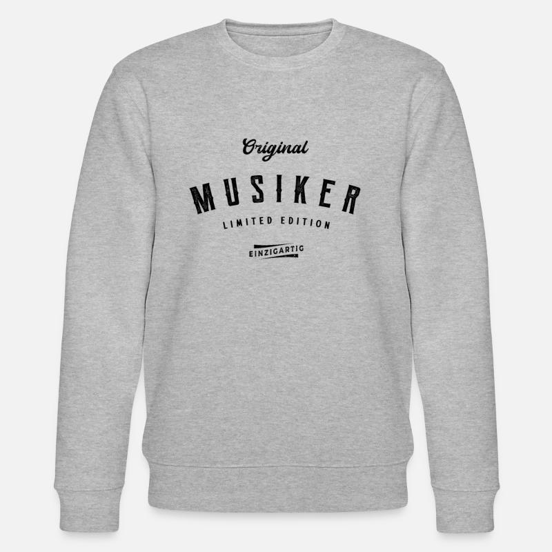 Musiker Limited Edition - Stanley/Stella Unisex Bio-Sweatshirt CHANGER - Grau meliert