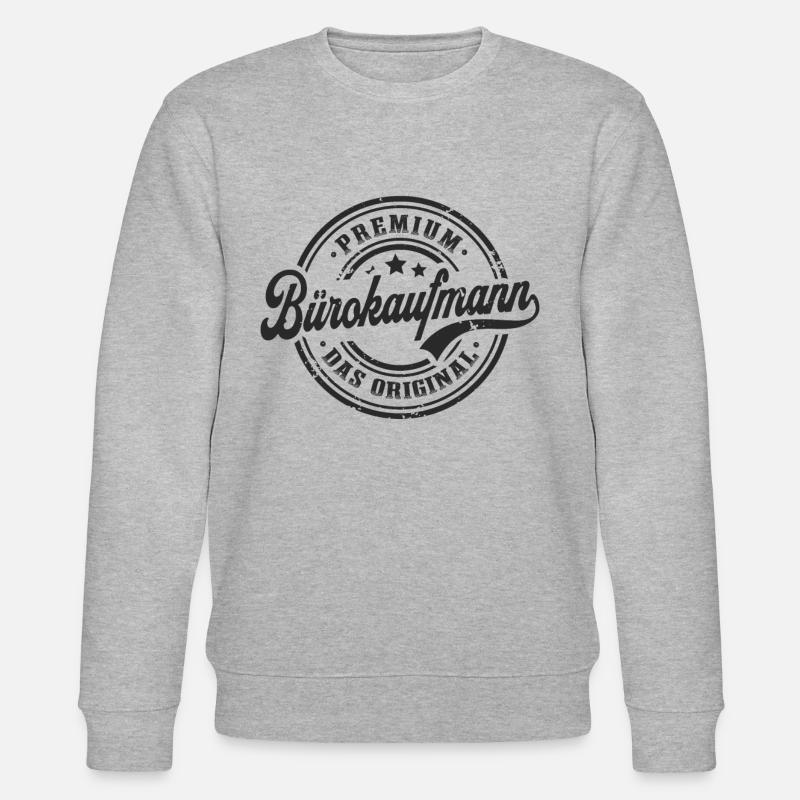 Bürokaufmann das Original - Stanley/Stella Unisex Bio-Sweatshirt CHANGER  - Grau meliert