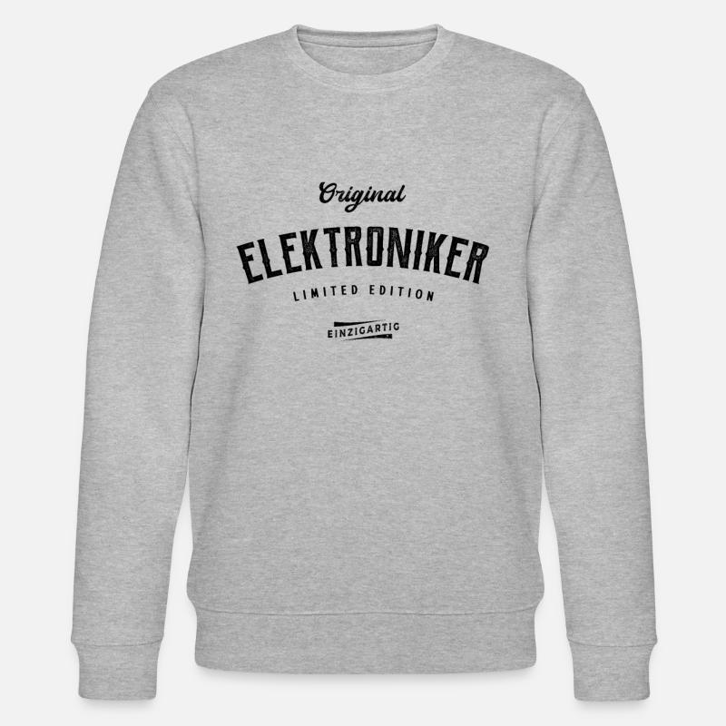 Elektroniker Limited Edition - Stanley/Stella Unisex Bio-Sweatshirt CHANGER  - Grau meliert