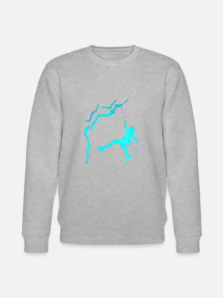 Klettern / Kletterer - Stanley/Stella Unisex Bio-Sweatshirt CHANGER - Grau meliert