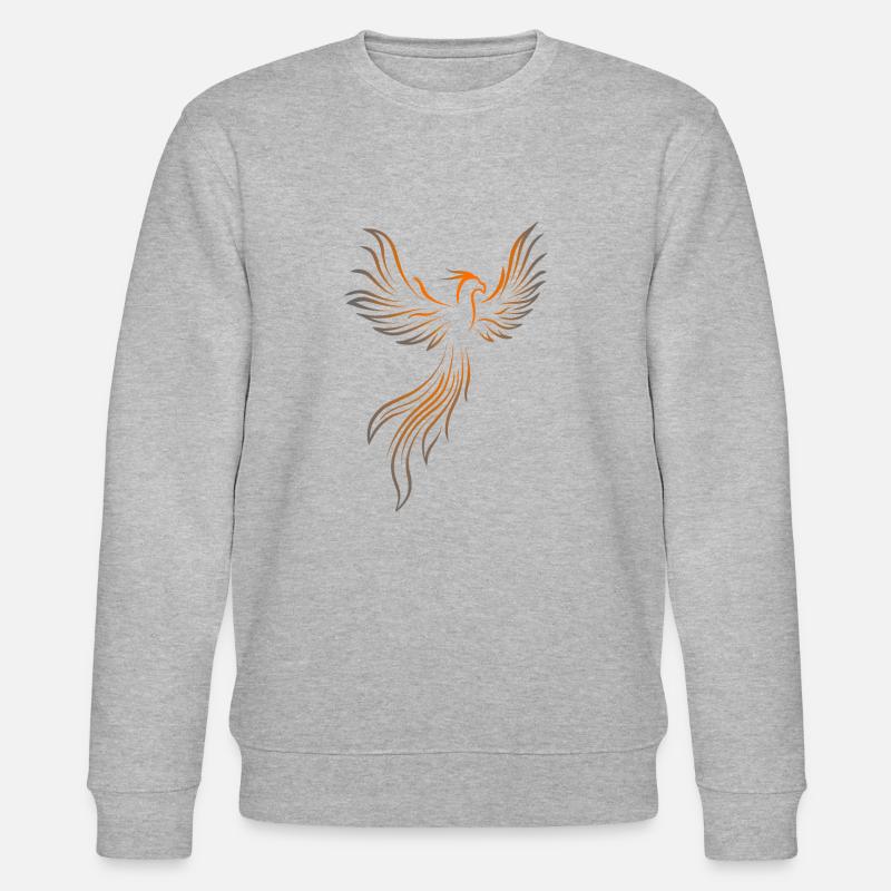 Phénix oiseau de feu - Sweat bio CHANGER Stanley/Stella Unisexe - gris chiné