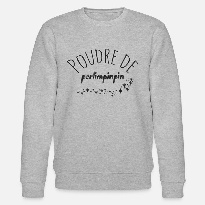 Poudre de perlimpinpin - Sweat bio CHANGER Stanley/Stella Unisexe - gris chiné