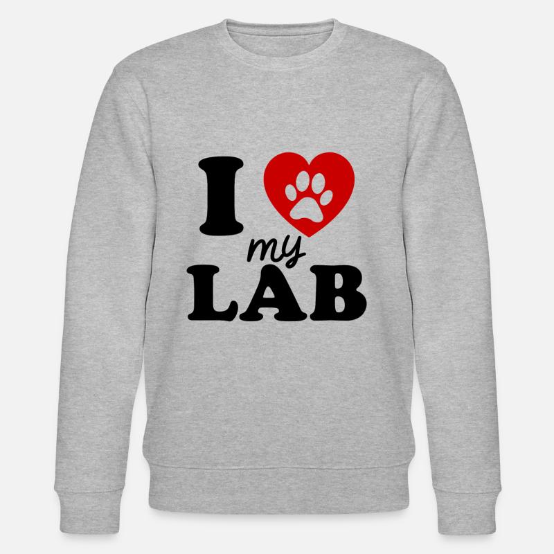 Labrador - Stanley/Stella Unisex Bio-Sweatshirt CHANGER  - Grau meliert