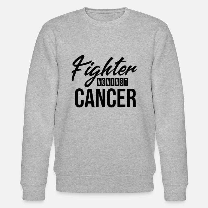 Kämpfer gegen Krebs! - Stanley/Stella Unisex Bio-Sweatshirt CHANGER  - Grau meliert
