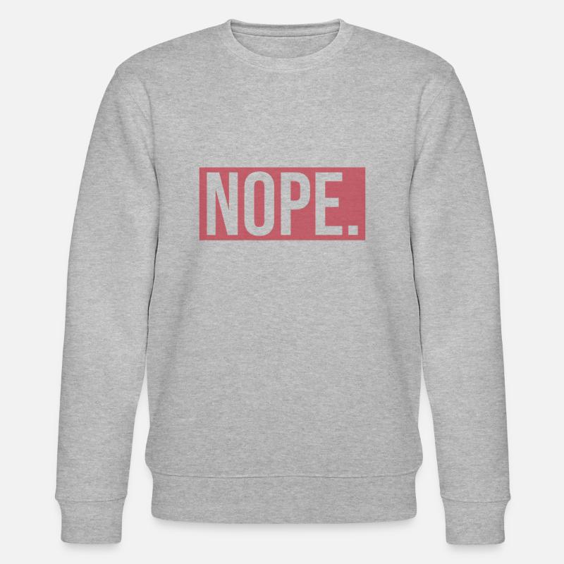 Juste non! cadeau cool - Sweat bio CHANGER Stanley/Stella Unisexe - gris chiné