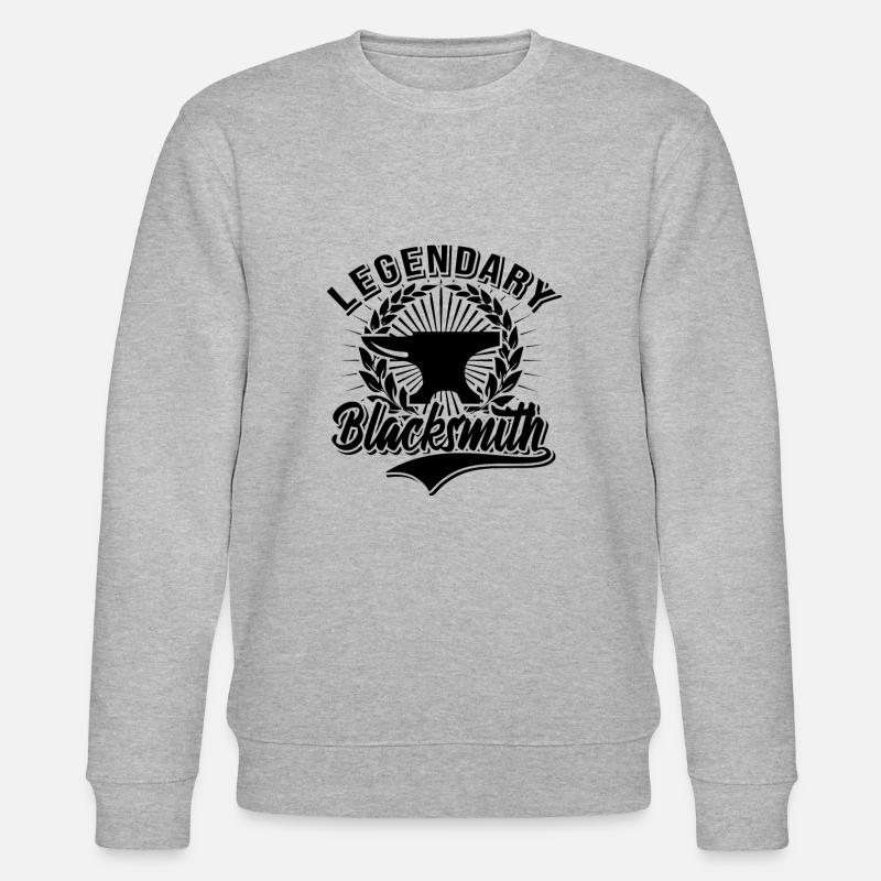 Legendärer Schmied. - Stanley/Stella Unisex Bio-Sweatshirt CHANGER  - Grau meliert