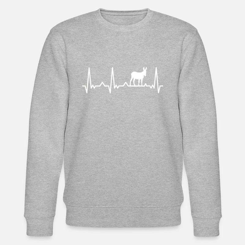 Âne âne mulet mulet mulet - Sweat bio CHANGER Stanley/Stella Unisexe - gris chiné