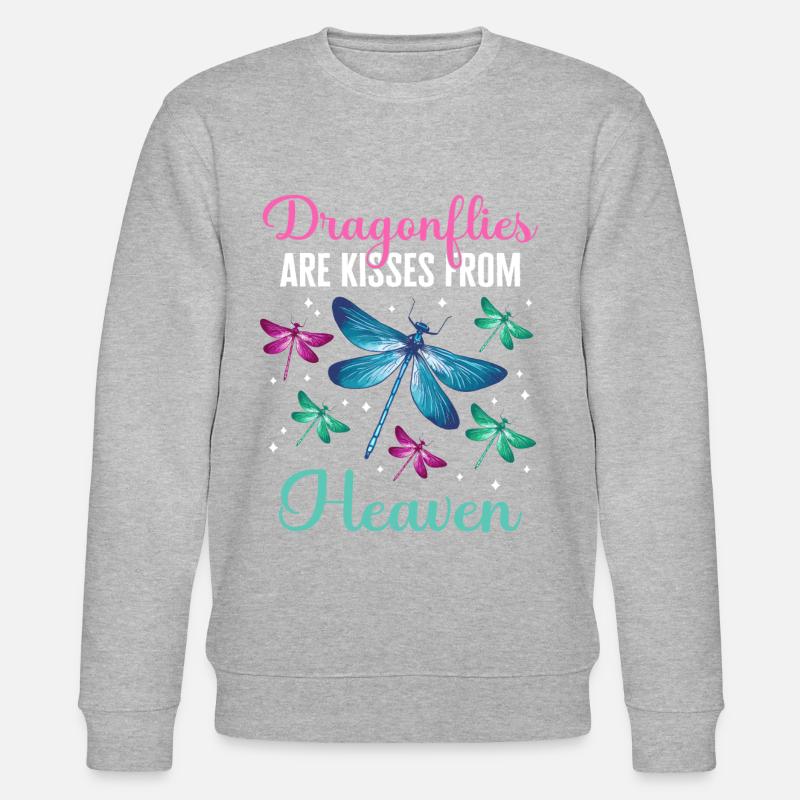 Libellule Libellules Insectes Nature - Sweat bio CHANGER Stanley/Stella Unisexe - gris chiné