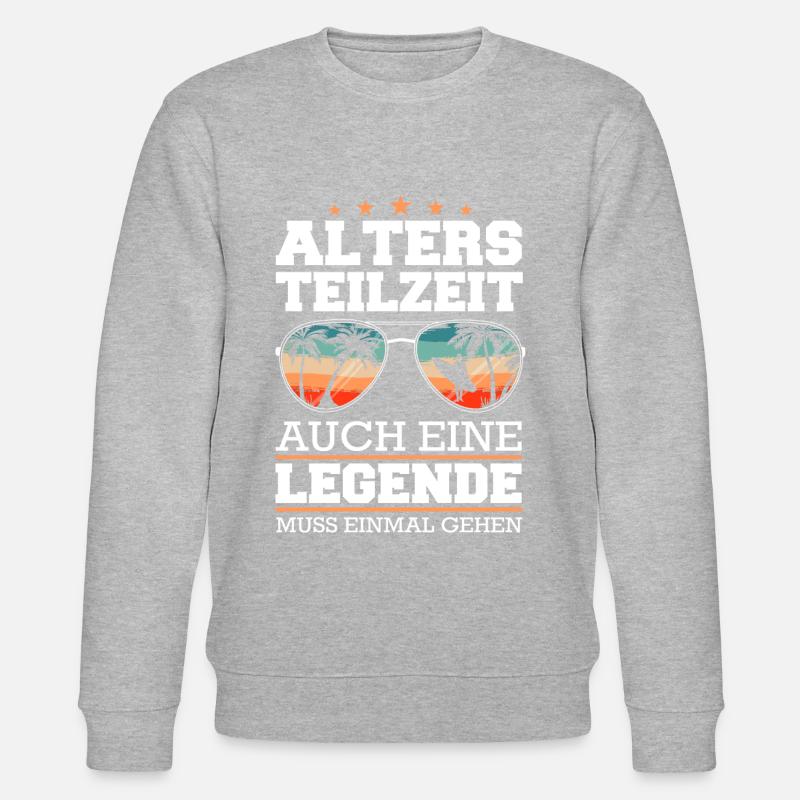 Altersteilzeit ATZ - Stanley/Stella Unisex Bio-Sweatshirt CHANGER  - Grau meliert