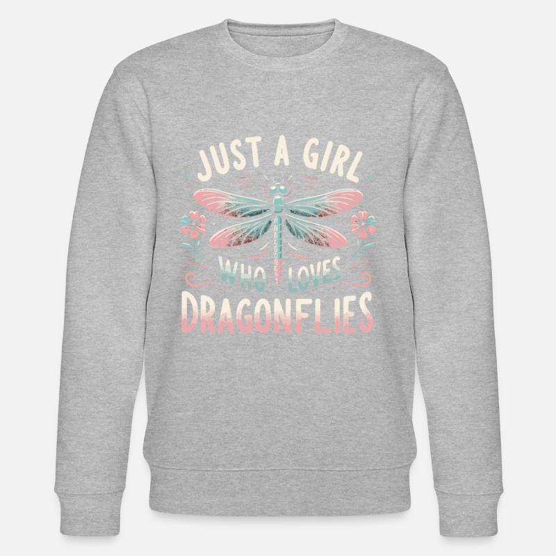 libellule libellules insectes nature - Sweat bio CHANGER Stanley/Stella Unisexe - gris chiné