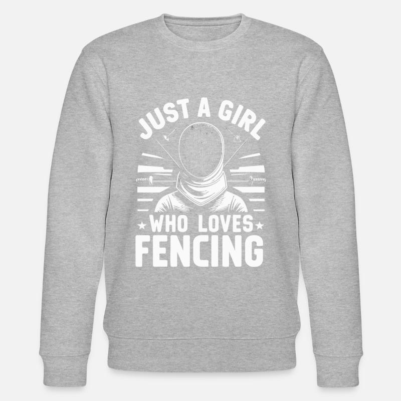 Fechten Fechter - Stanley/Stella Unisex Bio-Sweatshirt CHANGER - Grau meliert